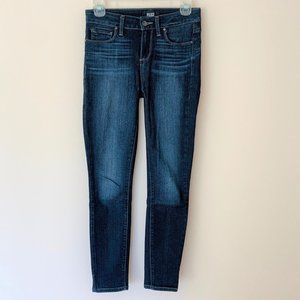 Paige dark wash Verdugo skinny jean, size 26